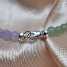 Load image into Gallery viewer, Faceted Amethyst and Green Aventurine Beaded Choker
