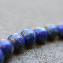 Load image into Gallery viewer, Lapis Lazuli Beaded Anklet
