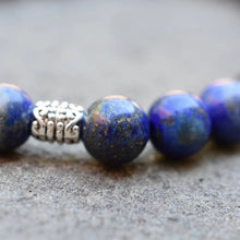Load image into Gallery viewer, Lapis Lazuli Beaded Anklet
