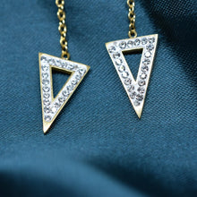 Load image into Gallery viewer, Triangle Chain Link Earrings
