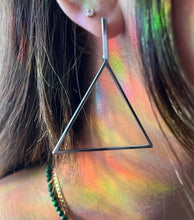 Load image into Gallery viewer, Triangle Dangling Earrings
